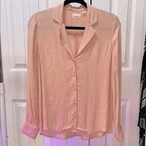 Wilfred Aritzia Tulum Blouse Coral / Blush Pink Size XS